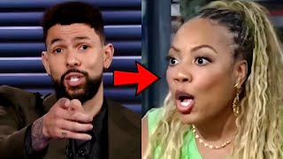 ESPN Kimberly Martin Gets Shutdown amp CHECKED Live By Austin Rivers On GETUP For NBA VS NFL Debate [upl. by Mezoff692]