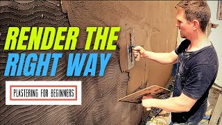 The RIGHT Way To Render A Wall  Learn From My Mistakes [upl. by Jere]