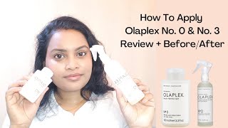 Olaplex No0 and No3 How To Use  Review  Olaplex No3 Before amp After [upl. by Nahtannhoj84]