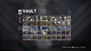 Destiny 2  Grinding the Nightfall to masterwork old armour in the vault [upl. by Nyladam]