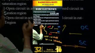 BASIC ELECTRONICS  ECET2024  SAIMEDHA KOTIHYD  9246212138 [upl. by Phineas775]