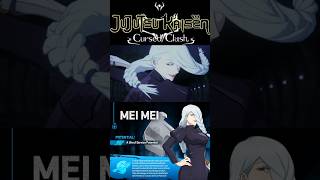 Mei Mei DLC  Jujutsu Kaisen Cursed Clash Jujutsu Kaisen Cursed Clashcharactercard [upl. by Jose]