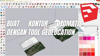 Tutorial cara membuat kontur menggunakan fitur geolocation pada aplikasi sketchup dengan mudah [upl. by Annahahs]