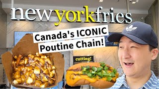 Trying One of Canadas Biggest POUTINE Chains NEW YORK FRIES [upl. by Jordan1]