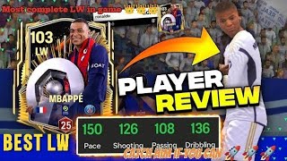 Kylian Mbappé fc mobile review 🤯🤯🤯 better than All LWbest LW in fc mobile💯💯💯gameplay fc25 fifa [upl. by Dnarb]