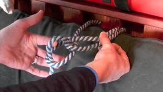 How to tie a Bowline Knot the quick and easy way [upl. by Icats148]