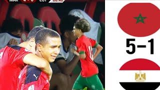 Resumo do Jogo entre Marrocos e Egito Eliminatórias para a Copa das Nações Africanas sub17 [upl. by Lammond]