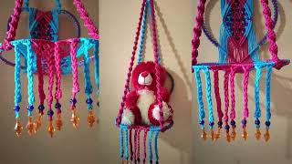 Macrame Jhula Wall Hanging  Macrame [upl. by Samuel]