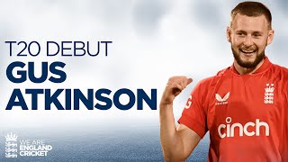 ✨ Best Mens T20 Figures on Debut  Gus Atkinson Shines with 420 [upl. by Elreath]