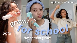 grwm SCHOOL MORNING ROUTINE🕔9th grade [upl. by Bartholemy]