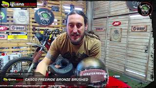 Presentación Caberg Freeride Bronze Brushed  by Iguana Custom Collection [upl. by Yarw]