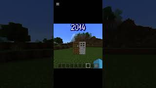 quotMinecraft 2014 vs 2024 Whats Changedquotshorts [upl. by Ardnosal]