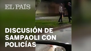 Discusión de Sampaoli con policías  Gente [upl. by Golliner]