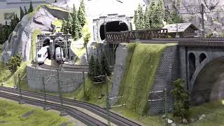 Märklin Epoch V Railroad Layout  Great Model Railway with many highlights H0 model railroad [upl. by Atinele]