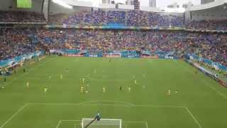 México Vs Camerún Cielito Lindo Mundial Brazil FIFA World Cup 2014 [upl. by Aynotak971]