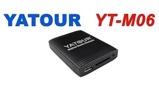 YATOUR CDchanger emulator Установка на Renault Megane II [upl. by Gottfried970]