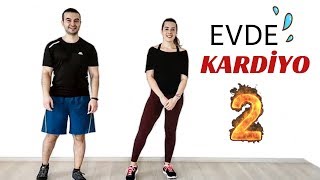 EVDE KARDİYO ANTRENMANI 2  YAĞ YAKMAYA DEVAM [upl. by Emya]