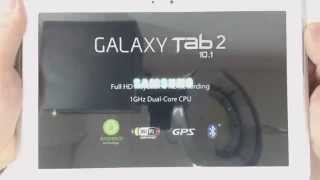 Samsung Glaxy Tab 2 101 P5100 hard reset [upl. by Noerb]