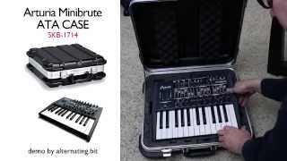 Arturia Minibrute ATA Case SKB 1714 [upl. by Eikcor213]