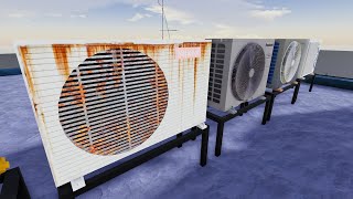 Rusty Old Air Conditioner  Best Roblox AC [upl. by Mayne839]