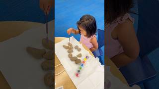 Paint Rocks with Us ToddlerArt ToddlerActivities [upl. by Bridget27]