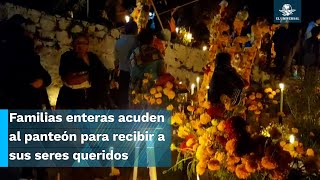 Así conmemoran el Día de Muertos en Panteón de la Isla de Janitzio Michoacán [upl. by Yzmar]