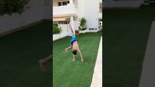 Ethans cartwheeling into our Spanish swimming pool [upl. by Virginie259]