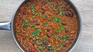 Chilli Con Carne Recipe  One Pot Meal  Mexican Favourite Food [upl. by Montague]