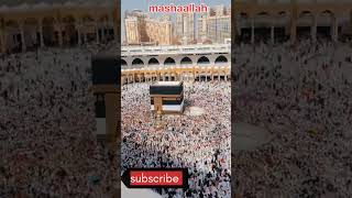 kaba masjidalharambeautifulview islamicvideo [upl. by Malliw]