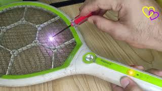 Repair Mosquito Zapper Racket  Mosquito Bat Not Working  Fix Mosquito Swatter Bats [upl. by Rohpotsirhc]