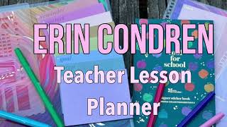 Erin Condren 2024 Teacher Lesson Planner [upl. by Leihcey]