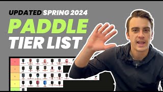 Our NEW Pickleball Paddle Tier List for Spring 2024  Rackets amp Runners [upl. by Eibbed986]