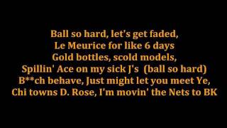 JayZ ft Kanye West  Niggas In Paris LYRICS ON SCREEN HD [upl. by Auburn]