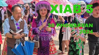 The Largest Hmong New Year 2024 In Laos  Ntxhais Zoo Nkauj  Tsiab 30 Hmoob Phonsavan Xiab 5 [upl. by Urbani]