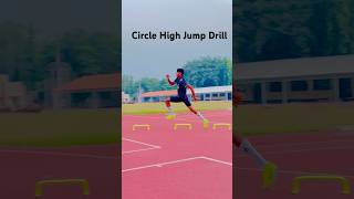 High Jump Exercise shorts highjump fitness trackandfield olympics trending viralvideo [upl. by Leirea]