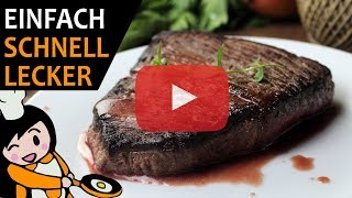 Rumpsteak  Rezept Videos [upl. by Charmaine]