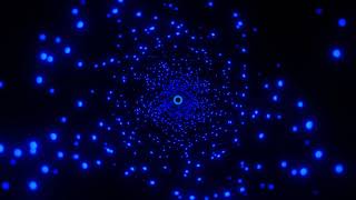 Blue Bokeh  VJ LOOP NEON Tunnel Abstract Background Video Simple Light Pattern 4k Screensaver [upl. by Aknahs]