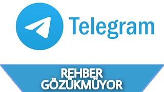 Telegram Rehberdeki Kişiler Gözükmüyor ÇÖZÜMÜ [upl. by Merwin685]