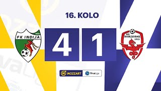 Mozzart Bet Prva liga Srbije 202425  16Kolo INĐIJA TOYO TIRES – VOŽDOVAC 41 31 [upl. by Andee]