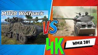 videos 4K M1128 Wolfpack VS WMA 301 Sneaky Leopard 2 video warthunder [upl. by Cindelyn]