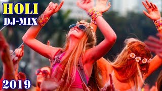 Holi Latest Non stop DJ Remix Bollywood Songs 2019  BGMusic [upl. by Hooke]