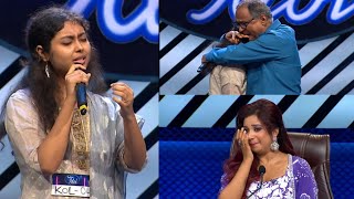 Mahima Bhattacharya Heart Touching Audition Performance  Indian Idol Season 14 [upl. by Enilrek]