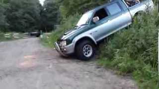 Mitsubishi L200 off road forest exit Dragomirna Suceava [upl. by Odelia]