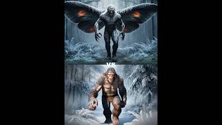 Bigfoot vs Mothman Gaint Creatures Yeti Jersey Devil wendigo predators Black panther [upl. by Janifer]