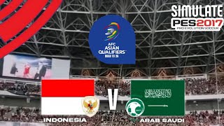 Indonesia vs Saudi Arabia  AFC Asian Qualifiers™ Road to 26  Simulate Gameplay [upl. by Shyamal]