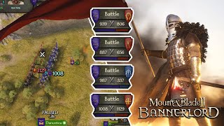 Bannerlord Border Defence Force Traps Their Enemy [upl. by Kenton]