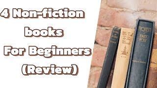 4 Easy NonFiction Books for Beginners  Book Review  Read with Noor [upl. by Idnyl]