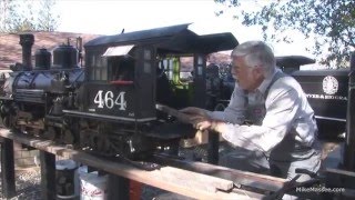 Firing up and running the DampRG K27 2 12 scale live steam model [upl. by Damalas]