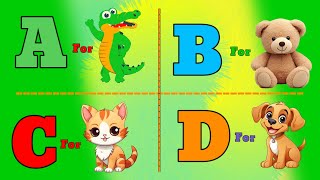 A For Alligator🐊B For Bear🐻  Alphabet Song For Kids [upl. by Radcliffe]