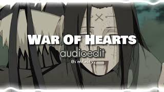 War Of Hearts  RUELLE edit audio [upl. by Itagaki]